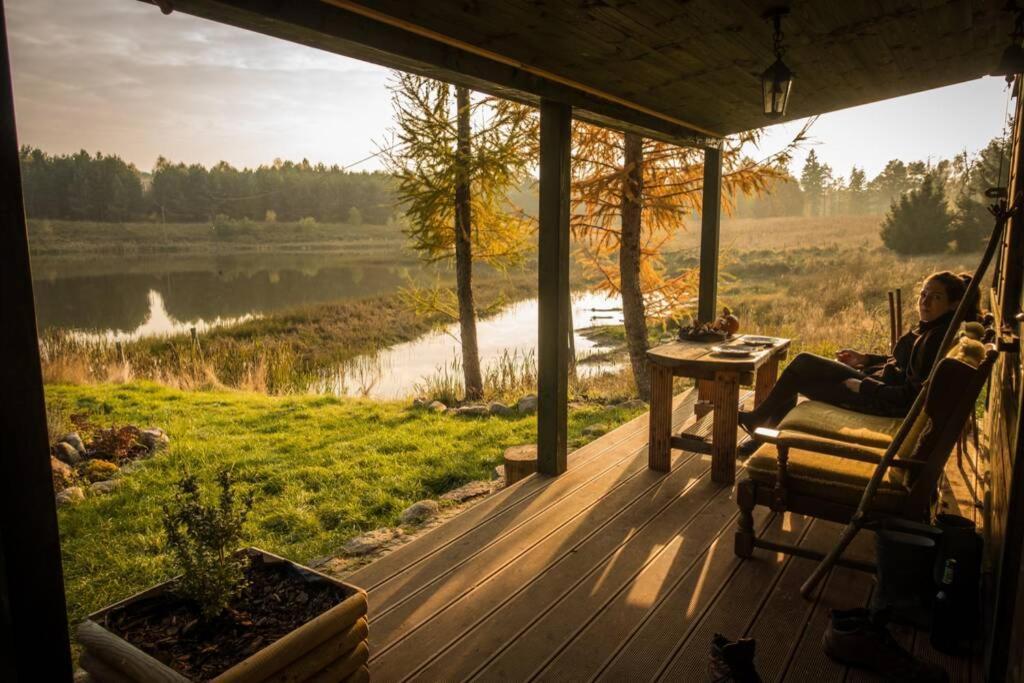 Hut In The Mid. Of Nowhere + Priv Pond+3 Ha Darzkowo Exterior photo
